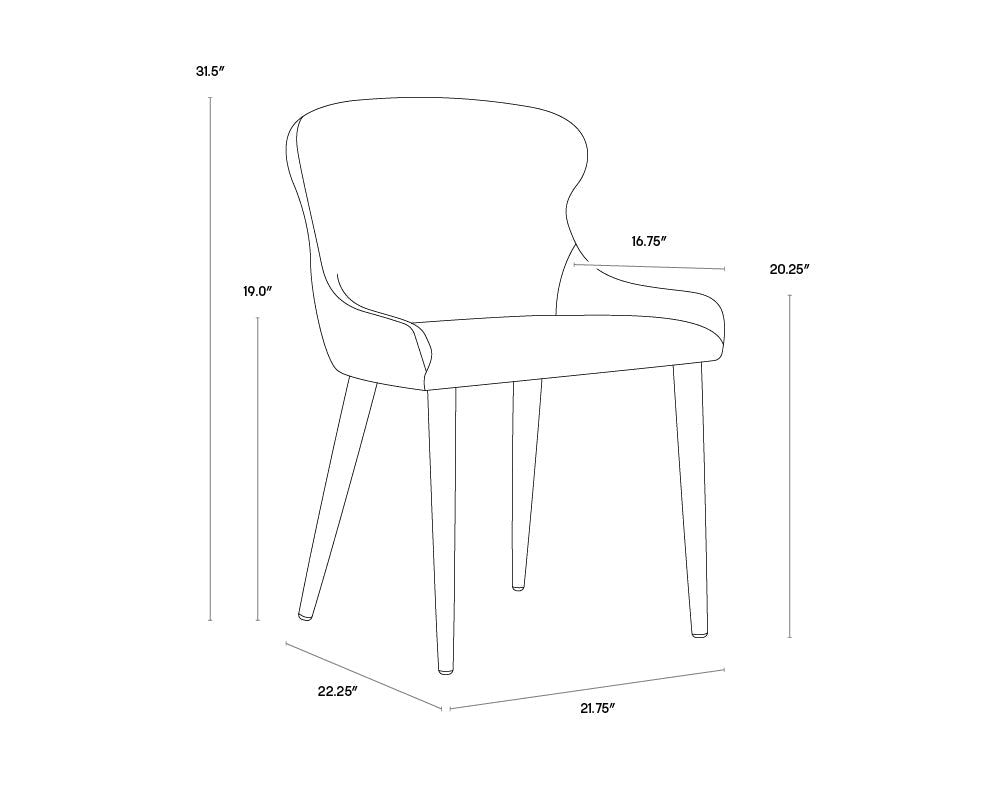 Sunpan Evora Dining Chair - Set of 2