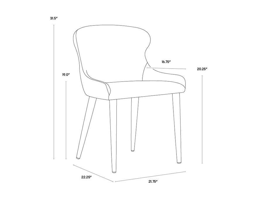 Sunpan Evora Dining Chair - Set of 2