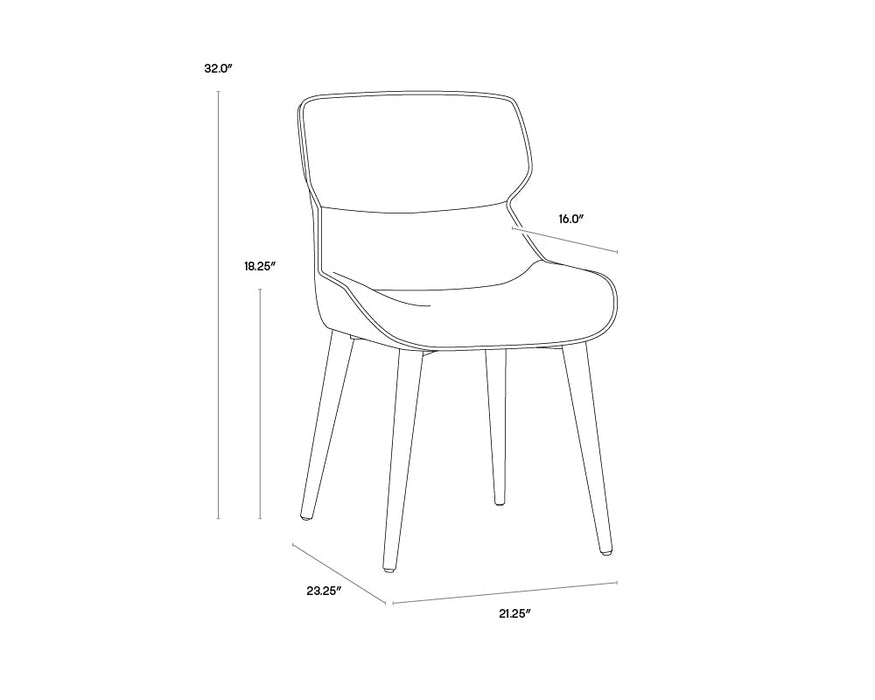 Sunpan Jesmond Dining Chair - Set of 2