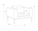 Sunpan Burr Armchair Clearance