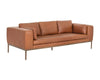 Sunpan Burr Leather Sofa