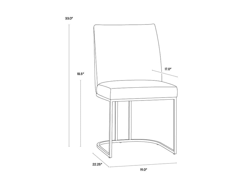 Sunpan Rayla Dining Side Chair - Set of 2