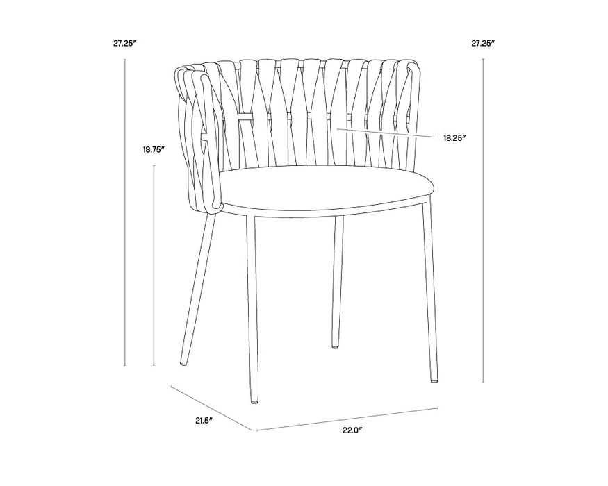 Sunpan Sarai Dining Armchair