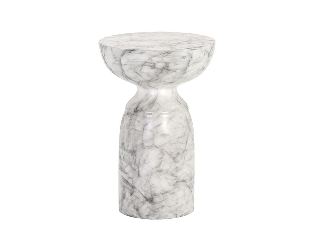 Sunpan Goya End Table Concrete - Black