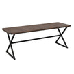 Sunpan Elon Bench - Vintage Cognac Leather DSC