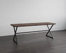 Sunpan Elon Bench - Vintage Cognac Leather DSC