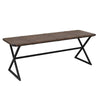 Sunpan Elon Bench - Vintage Cognac Leather DSC