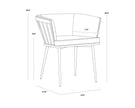 Sunpan Caily Dining Armchair DSC