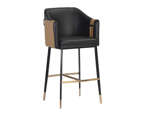 Sunpan Black Carter Barstool Clearance