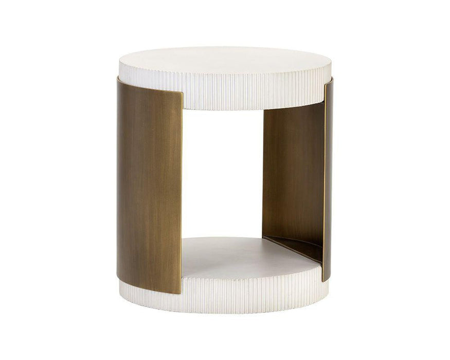 Sunpan Cavette End Table