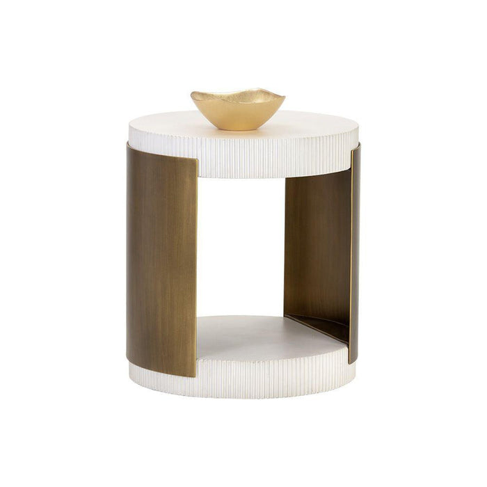 Sunpan Cavette End Table