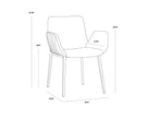 Sunpan Lucano Dining Armchair