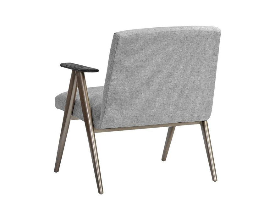 Sunpan Baldwin Lounge Chair - San Remo Winter Cloud