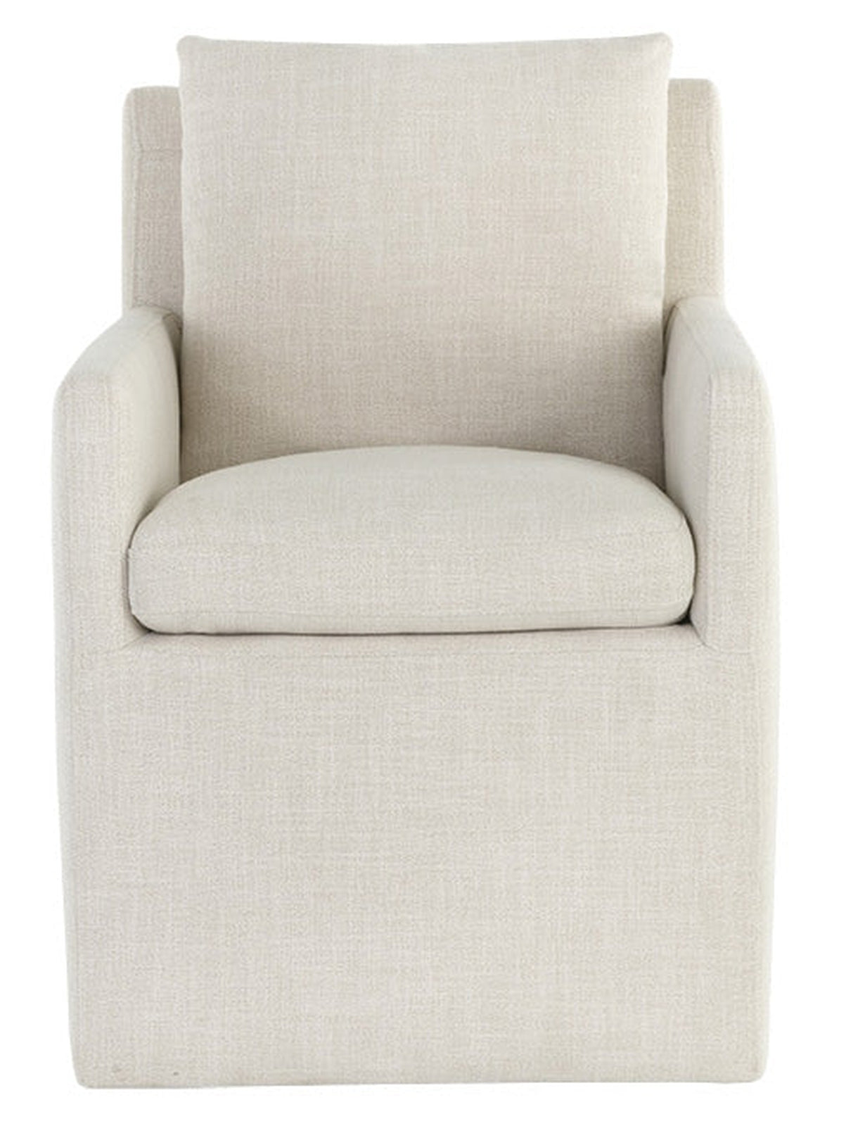 Sunpan Glenrose Wheeled Dining Armchair