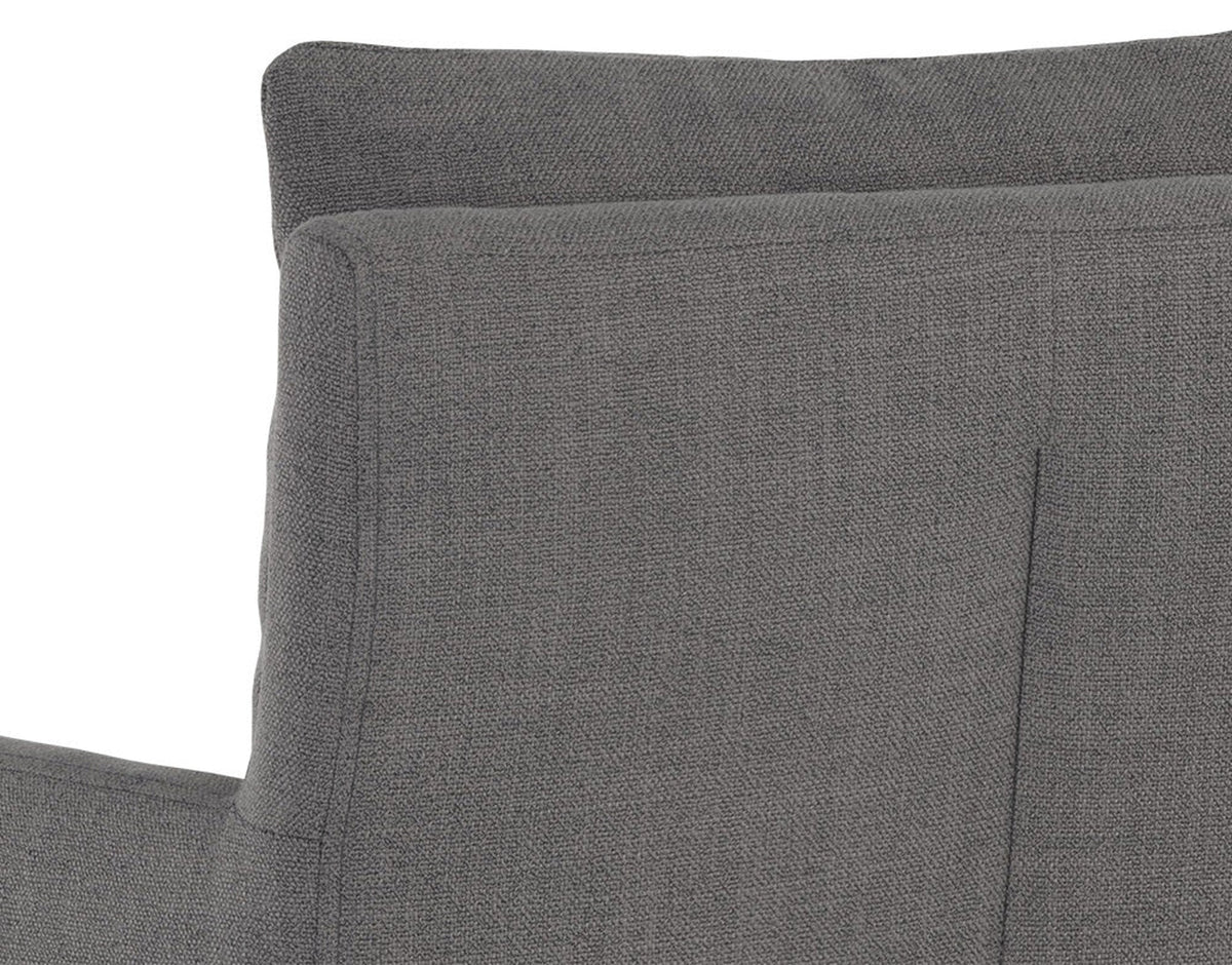 Sunpan Glenrose Wheeled Dining Armchair