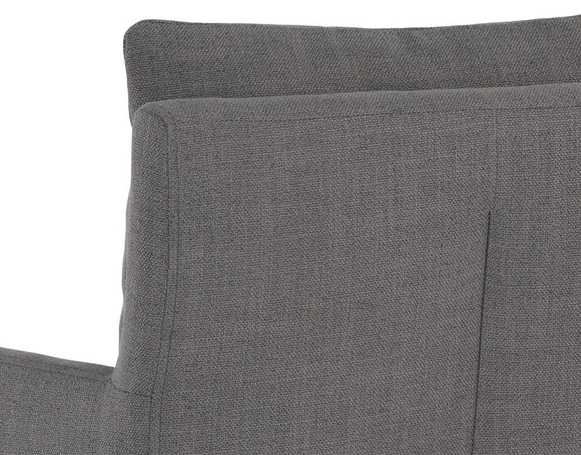 Sunpan Glenrose Wheeled Dining Armchair