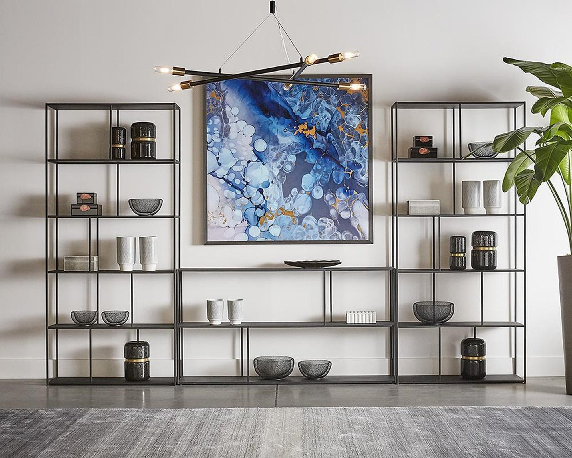 Sunpan Eiffel Low Bookcase
