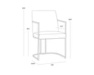 Sunpan Rayla Dining Arm Chair