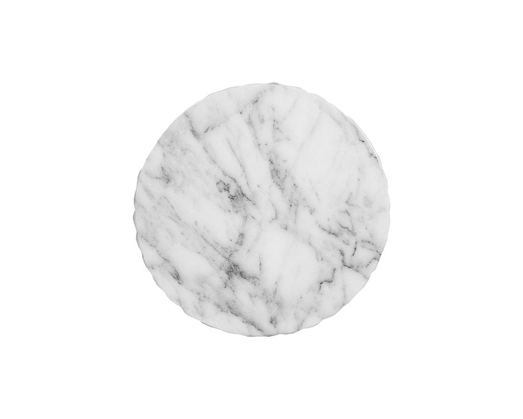 Sunpan Cara End Table Marble Look