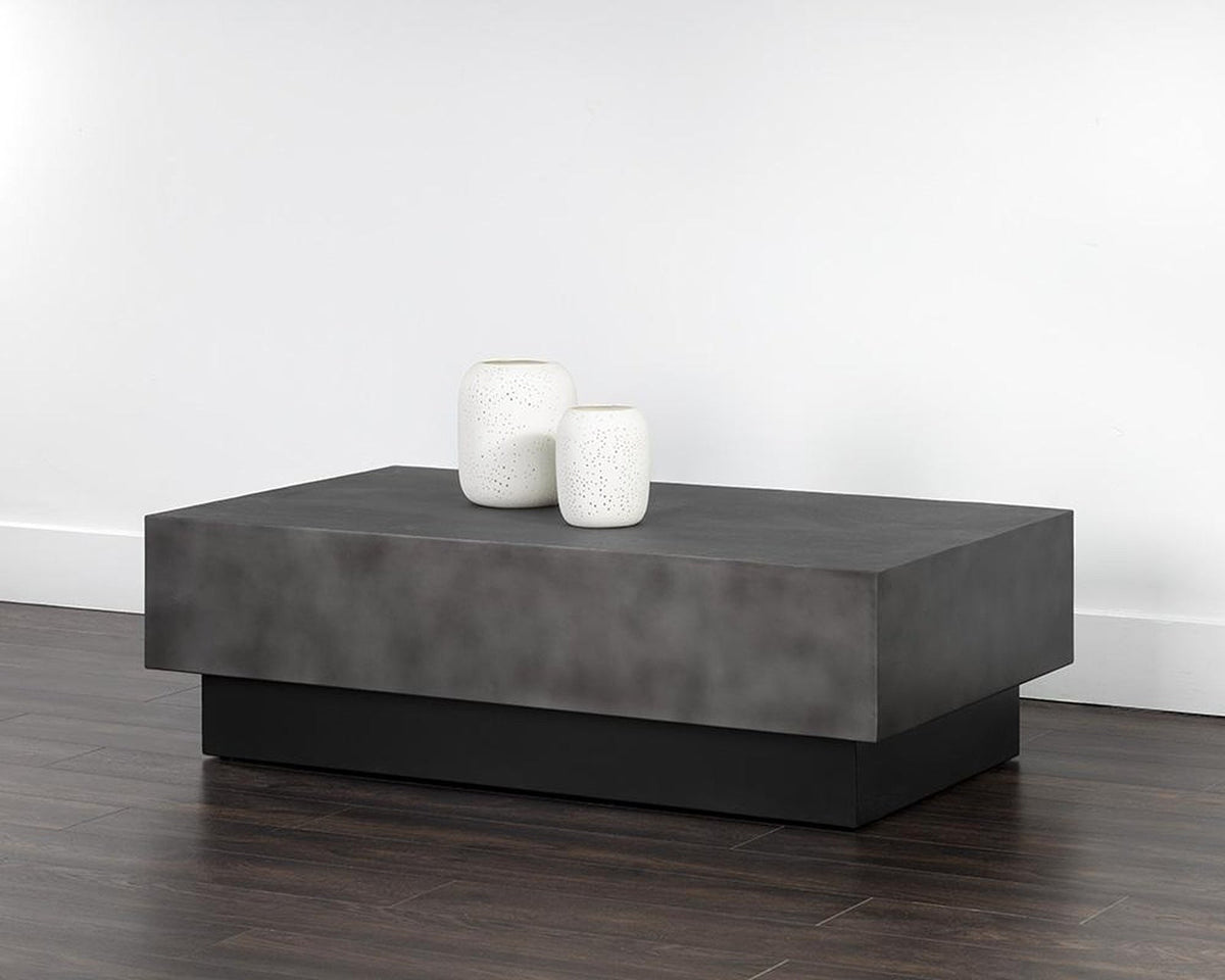 Sunpan Blakely Coffee Table - Gunmetal Clearance