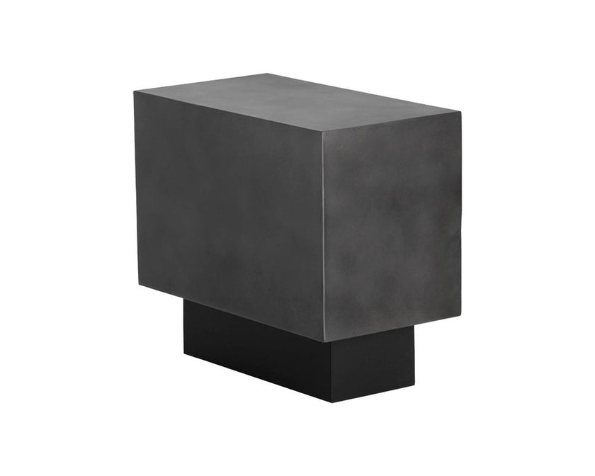 Sunpan Blakely End Table - Gunmetal