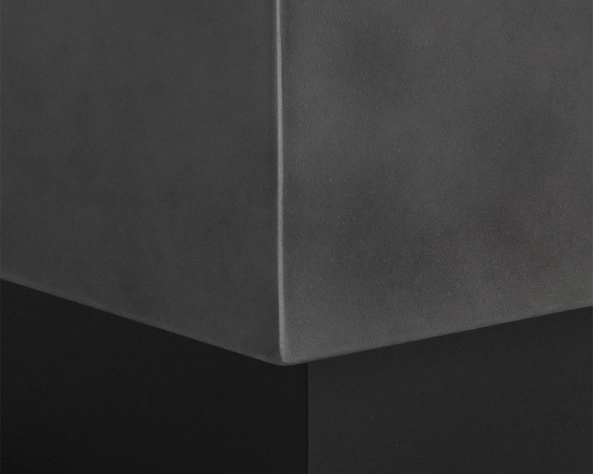 Sunpan Blakely End Table - Gunmetal