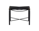 Sunpan Riz Stool - Black Leather