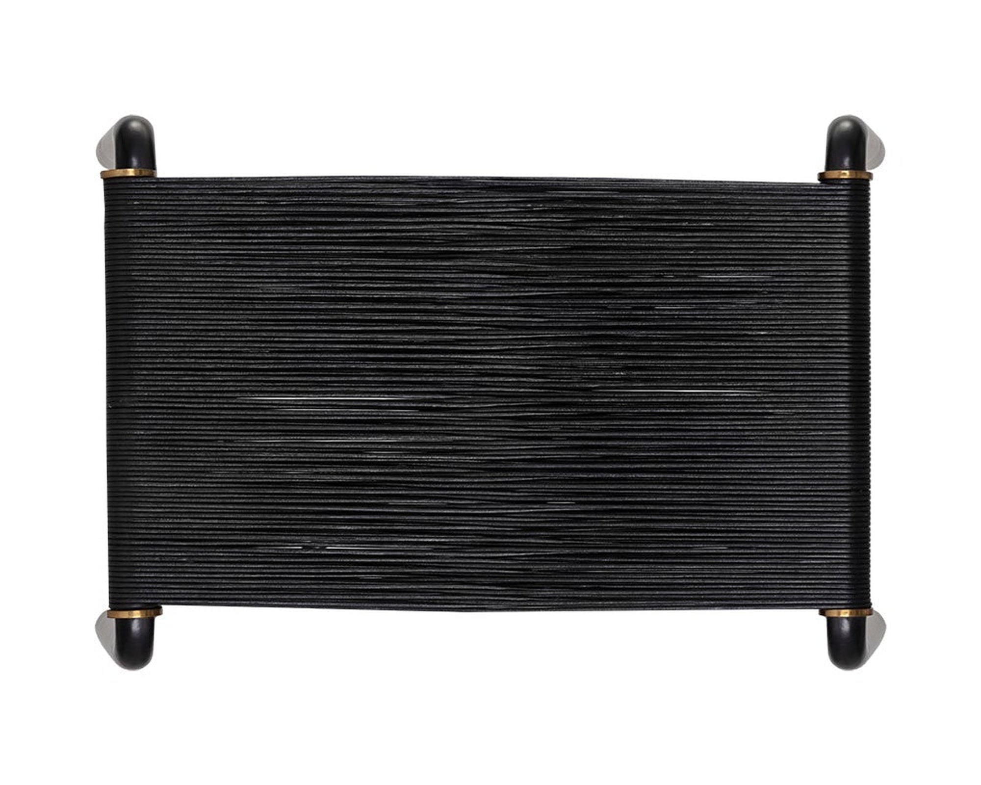 Sunpan Riz Stool - Black Leather