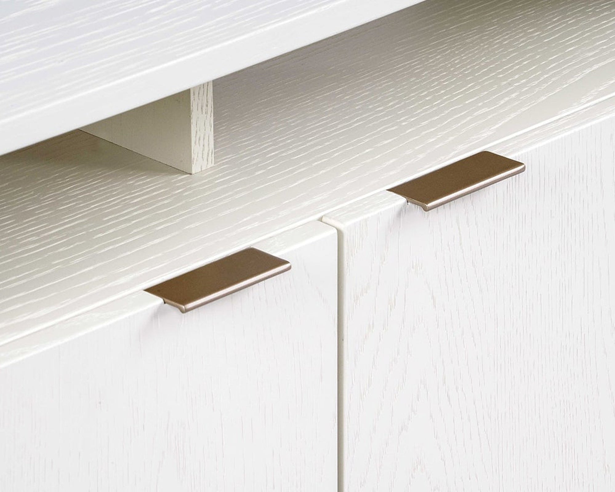 Sunpan Ambrose Modular Media Stand - Champagne Gold/Cream