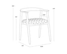 Sunpan Jeremy Dining Armchair