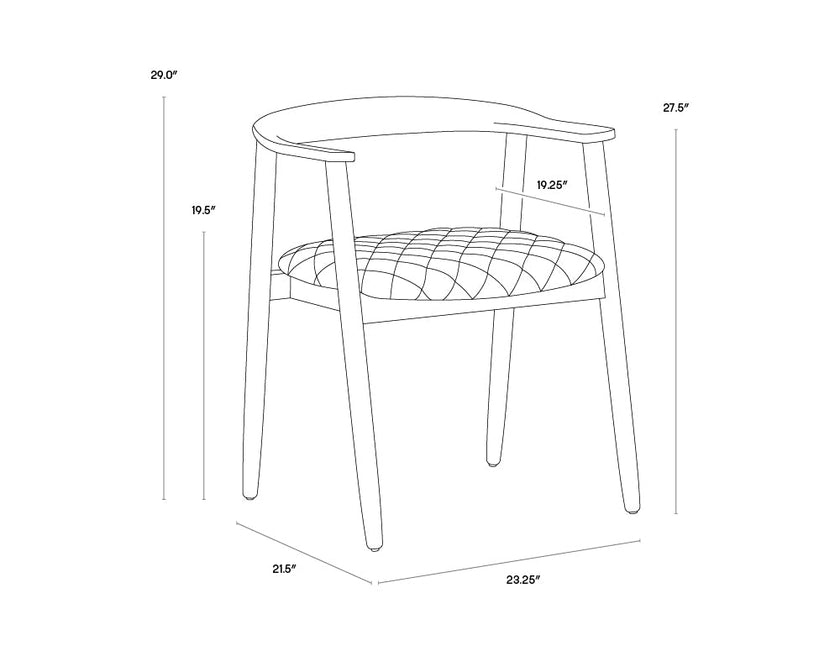 Sunpan Jeremy Dining Armchair