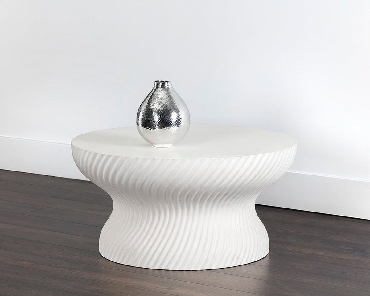 Sunpan Cara Coffee Table - White Clearance