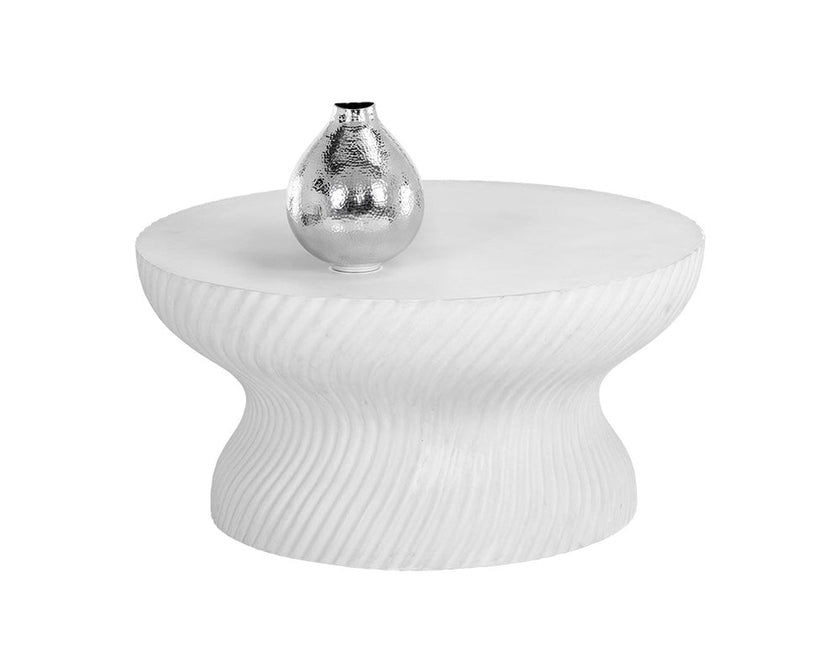 Sunpan Cara Coffee Table - White Clearance
