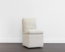 Sunpan Glenrose Wheeled Dining Chair