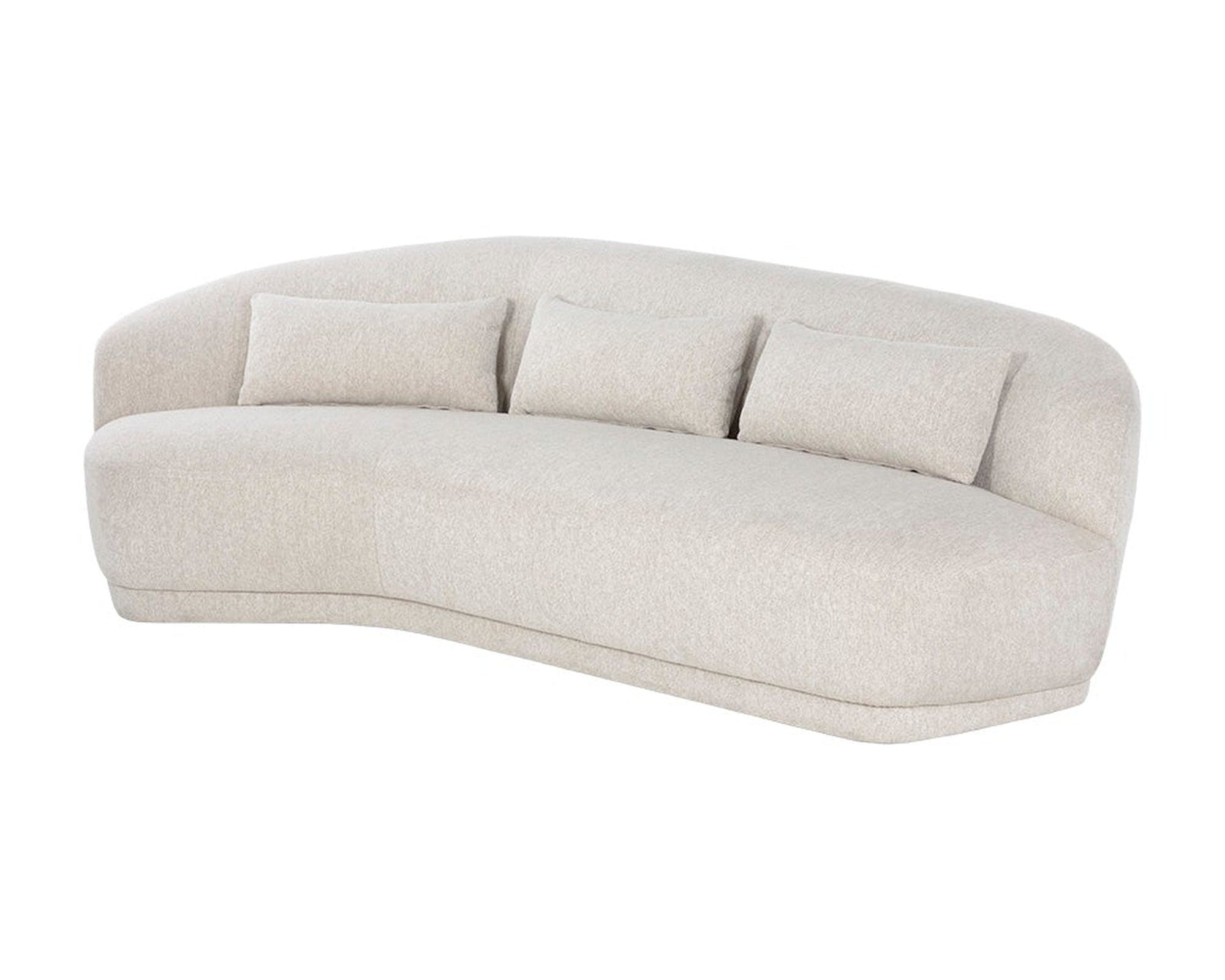 Sunpan Soraya Sofa - Dove Cream