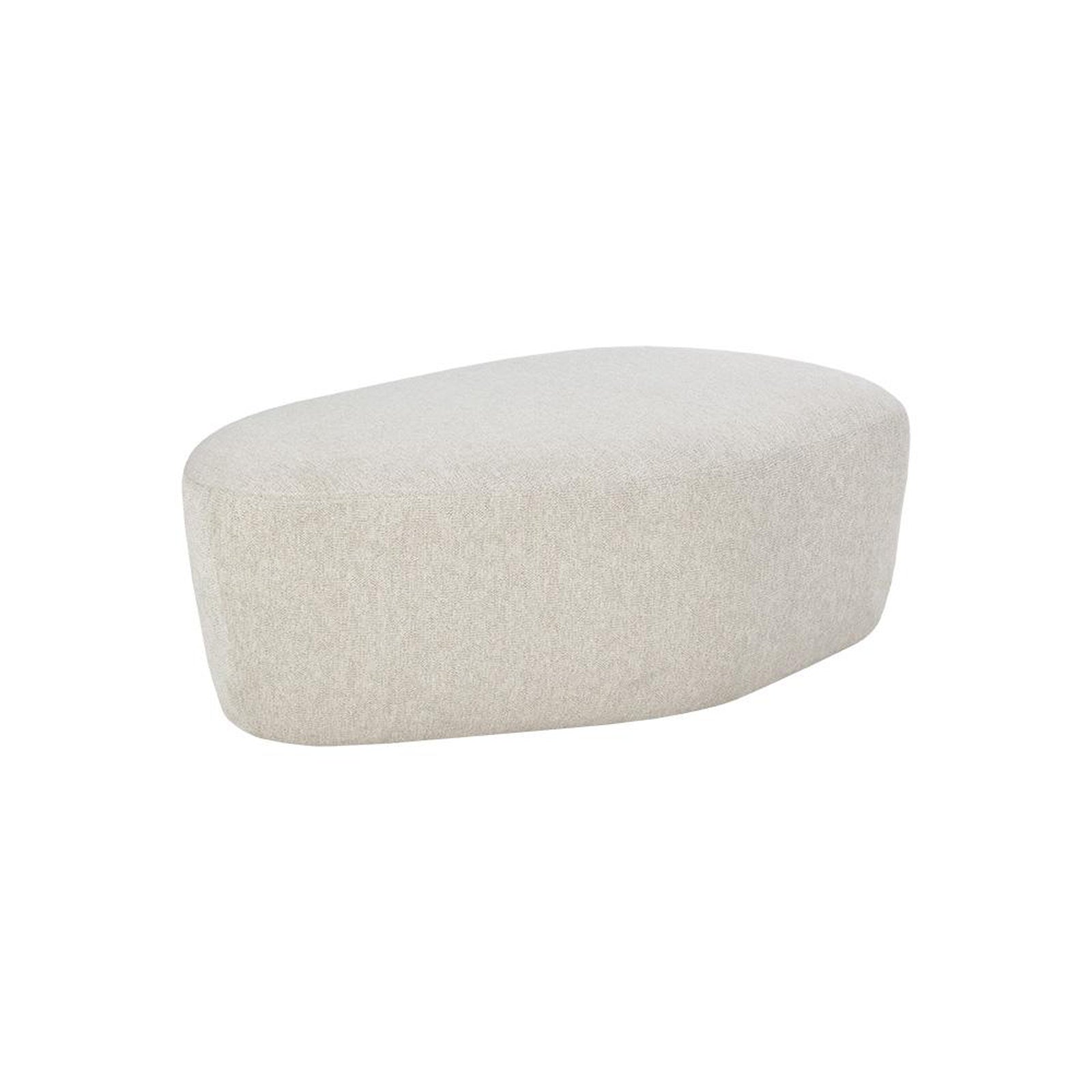 Sunpan Soraya Ottoman - Dove Cream