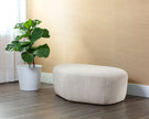 Sunpan Soraya Ottoman - Dove Cream