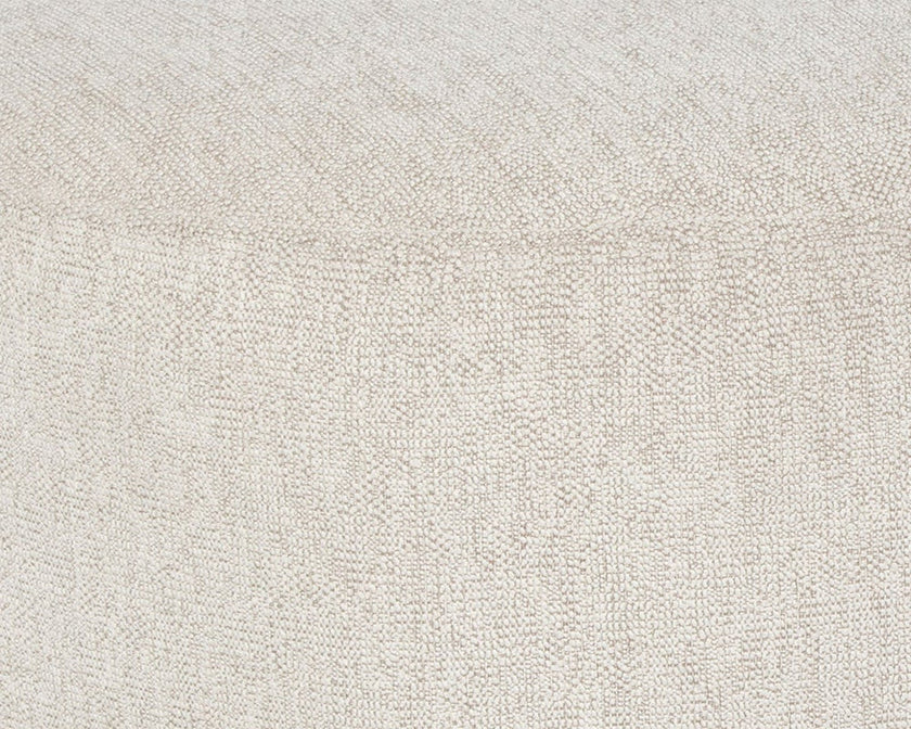 Sunpan Soraya Ottoman - Dove Cream