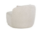 Sunpan Soraya Swivel Armless Chair - Dove Cream Clearance