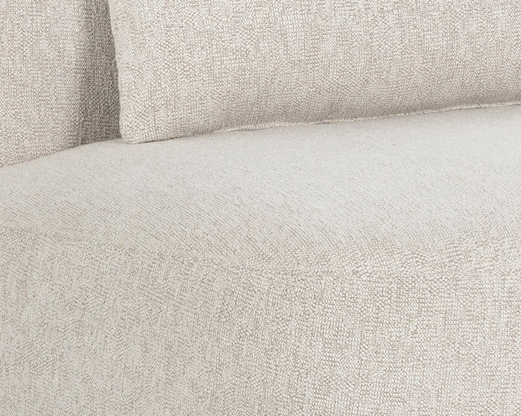Sunpan Soraya Swivel Armless Chair - Dove Cream Clearance