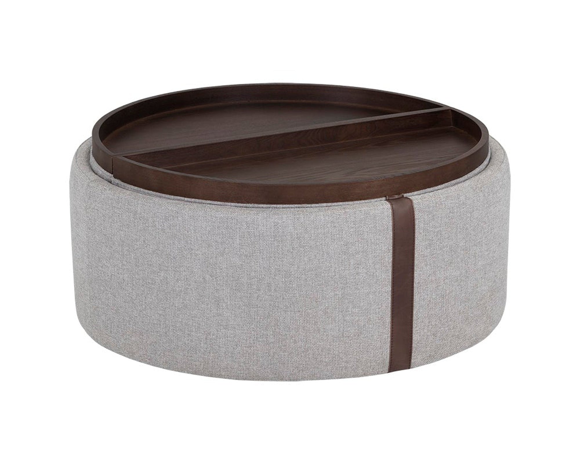 Sunpan Borelli Wheeled Storage Ottoman