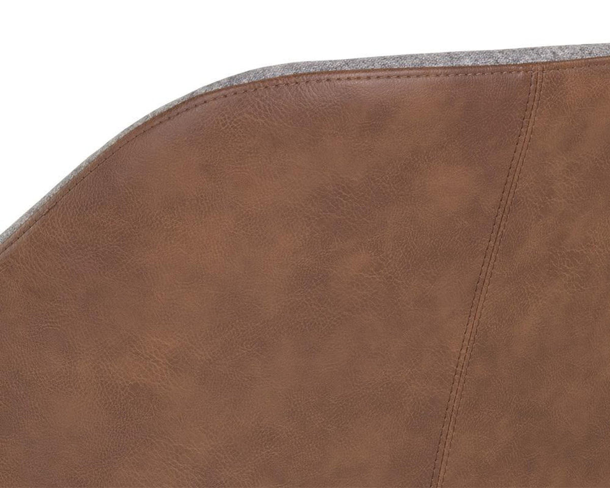 Sunpan Mccoy Swivel Dining Chair