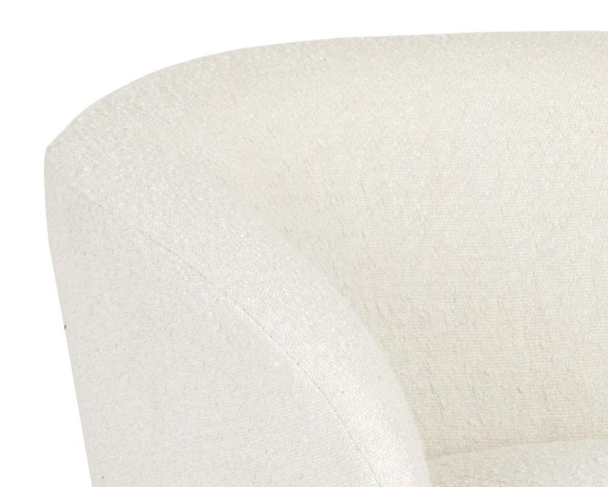 Sunpan Clea Lounge Chair - Altro White