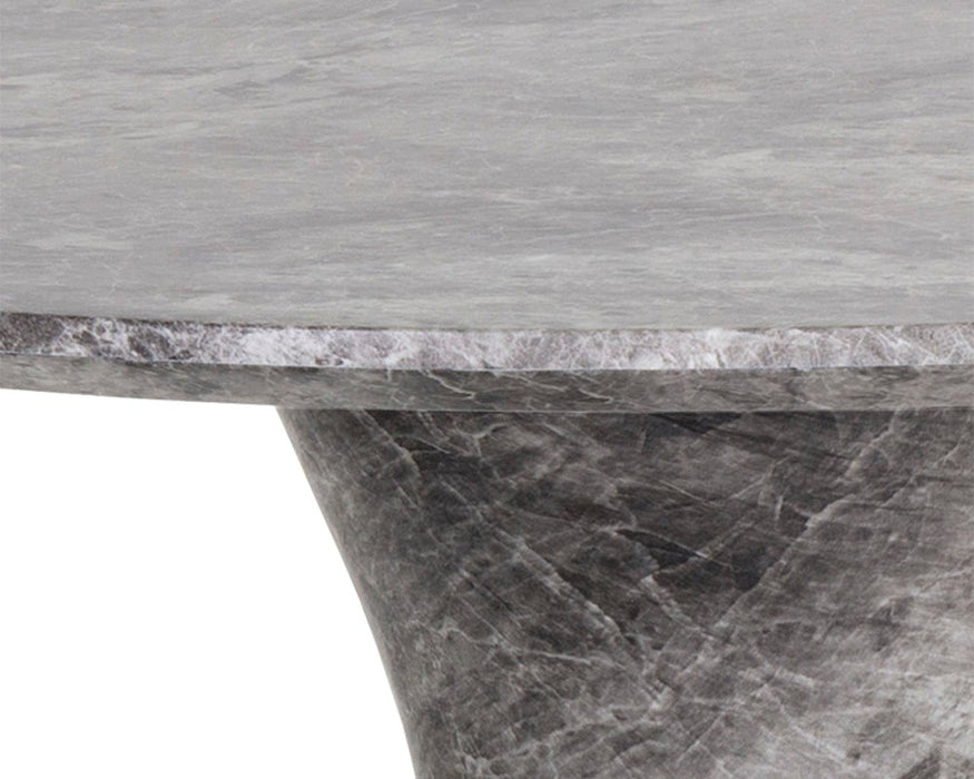 Sunpan Shelburne Bar Table - Marble Look/Grey