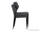 Sunpan James Stackable Dining Chair - Set of 2