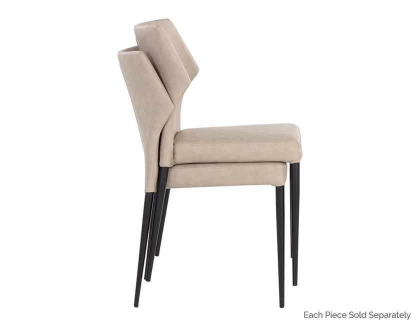 Sunpan James Stackable Dining Chair - Set of 2