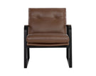 Sunpan Sterling Lounge Chair - Missouri Mahogany Leather Clearance