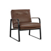 Sunpan Sterling Lounge Chair - Missouri Mahogany Leather Clearance