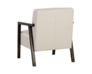 Sunpan Neymar Lounge Chair - Linea Light Grey Leather DSC
