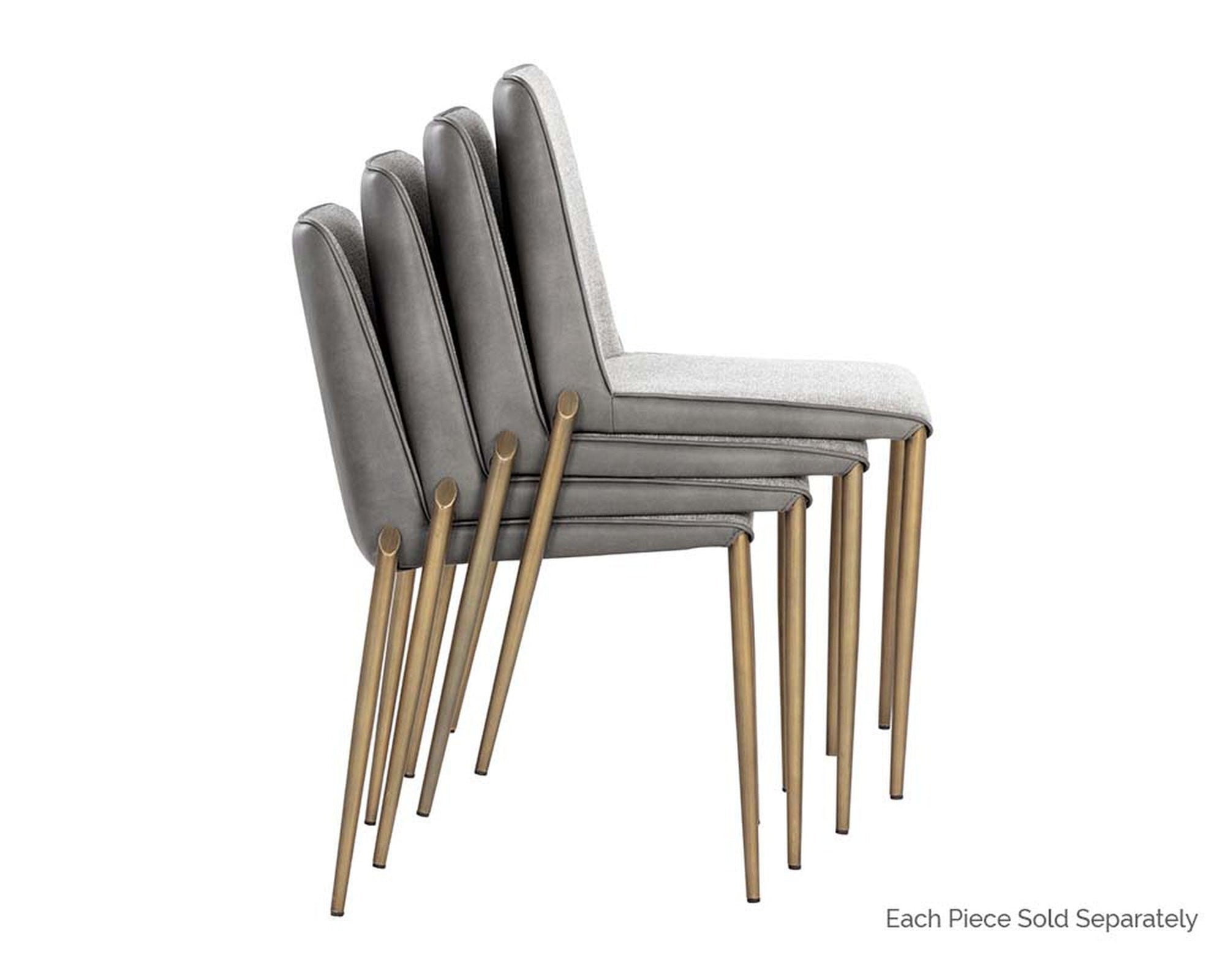 Sunpan Renee Stackable Dining Chair - Set of 2